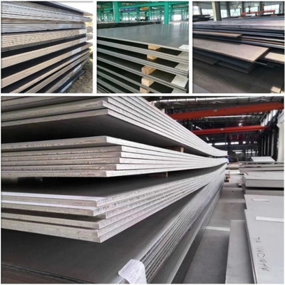 Plaque d'acier inoxydable laminée à chaud de qualité 201 202 304 316L 309S 321 410 420 430 avec stock