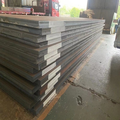 Ms Mild A283 A387 ASTM A36 Plaque à carreaux laminée à chaud pour feuilles de bateau et feuille de fer