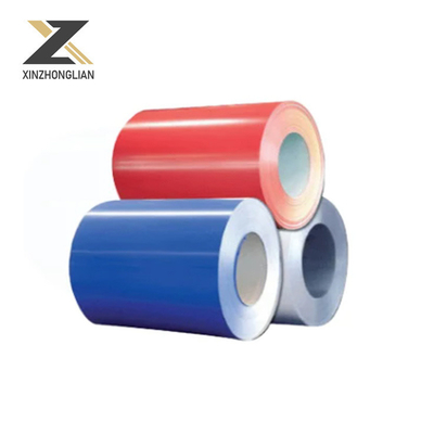 Coil en acier revêtu de couleur PPGI/PPGL pour feuille de toit résistante aux intempéries certifié RoHS