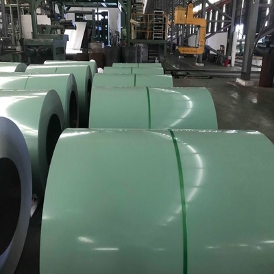 Coil en acier revêtu de couleur PPGI/PPGL pour feuille de toit résistante aux intempéries certifié RoHS