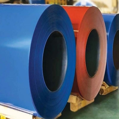 Coil en acier revêtu de couleur PPGI/PPGL pour feuille de toit résistante aux intempéries certifié RoHS