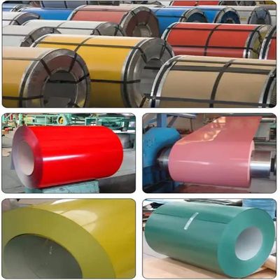 JIS Standard PPGI/PPGL bobine pour la tôle d'acier galvanisé revêtu de couleur dans l'architecture