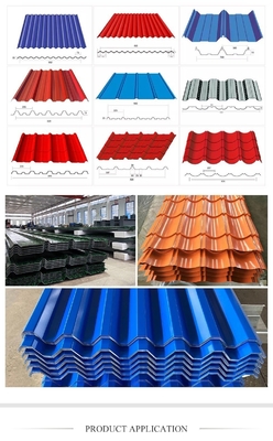 Technique de galvanisation Dx51d tôle de toiture en acier ondulé PPGI/PPGL prépeinte laminée à froid