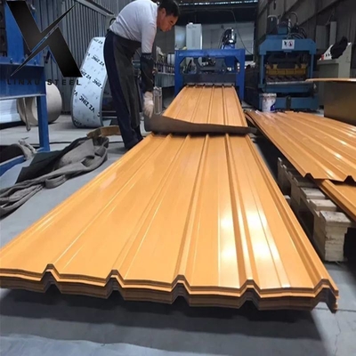 Certifiée pré-couche Z30-275g Ral couleur de la tôle de toiture pour et les normes ISO