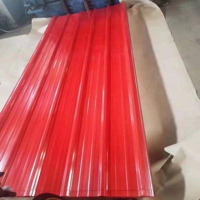 Technique de galvanisation Z30-275g Couleur de la tôle de toit en acier galvanisé/plaque d'acier ondulé/terme CFR