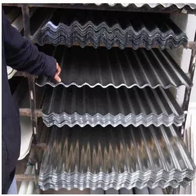 Plaque de toiture en acier ondulé galvanisé en aluminium à une épaisseur de 0,1 mm à 1,2 mm