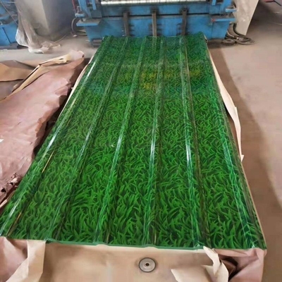 Plaque de toiture en acier ondulé galvanisé en aluminium à une épaisseur de 0,1 mm à 1,2 mm