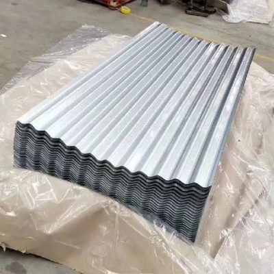0.12-1.2mm feuille ondulée 30-150g panneau de toit galvanisé à chaud avec personnalisation
