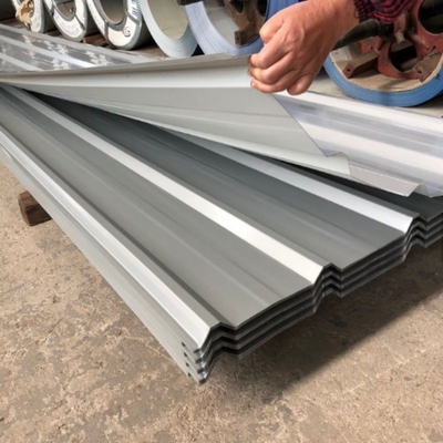 Structure solide 610-1250 mm tôle d'acier galvanisé pour matériaux de construction