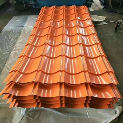 JIS Standard Galvanisé Zinc en acier ondulé en acier de toiture en fer feuilles Tole pour la maison Ghana