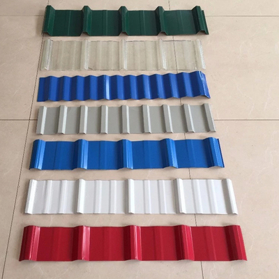 Plaque de toiture en PVC galvanisé ASA UPVC trapézoïdale ondulée en plastique galvanisé