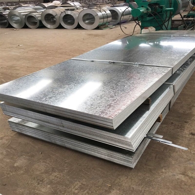 1219/1250/1500/2200mm Dx51d Z275 Plaque d'acier galvanisé pour le toit Matériau de fer zinc