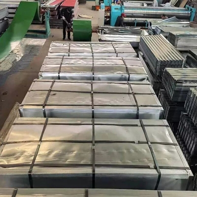 1219/1250/1500/2200mm Dx51d Z275 Plaque d'acier galvanisé pour le toit Matériau de fer zinc