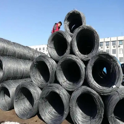 Barre de fil métallique en acier au carbone à surface noire pour l'emballage par galvanisation à chaud
