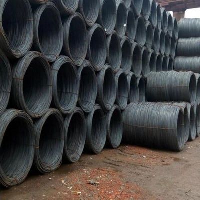 Ms Barre de fil en acier au carbone SAE1008 SAE1006 Q215 Q235 6,5 mm 7,0 mm Fil électrique Fil de fer