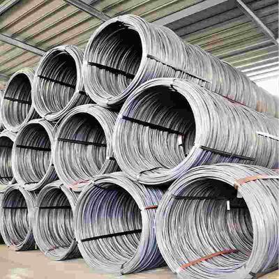 Barre de fil d'acier à faible teneur en carbone pour matériaux de construction Q195 5,5 mm 6,5 mm 8 mm fil de Chine