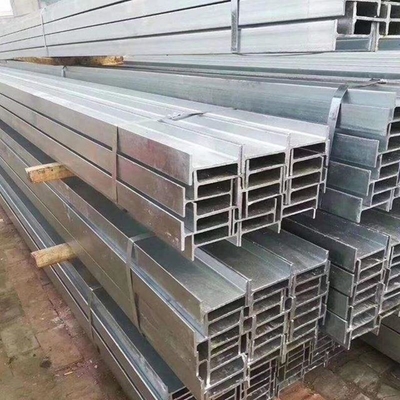 Acier de construction personnalisable A36 / Ss400 / S235jr/S275jr/S355jjr/Q235 / Q355 faisceaux I laminés à chaud/angle/canals/faisceaux H
