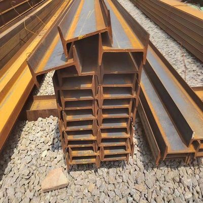 11.8m Longueur Ss400 Grade galvanisé section I-Beam soudée Structural Steel I-Beam