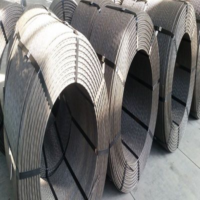 Cable de sécurité en acier métallique en acier inoxydable à étape légère câble de sécurité à haute traction prétraité béton lié PT fils câbles prétraités acier Terme de paiement CIF