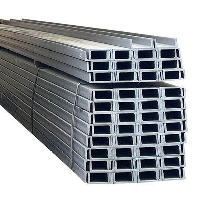 40-550 mm poutre de canal U/C/Z pour support en acier Ss400 A36 Q195 Q235 Q345 Q355 St37 S235jr
