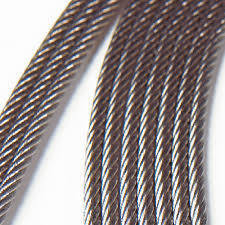 Surface lisse 1/2 pouce 6X19 Iwrc électrique galvanisé et non galvanisé câble en acier