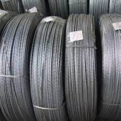 Technique d'extinction 7/1.0 mm 7/1.6 mm fils d'acier pour la ligne de transmission d'énergie