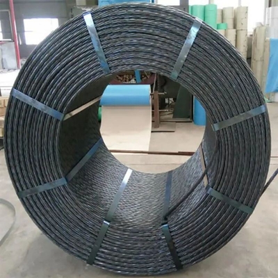 1860MPa faible relâchement PC câble en acier pour le béton 7 fil 21,6 mm Surface