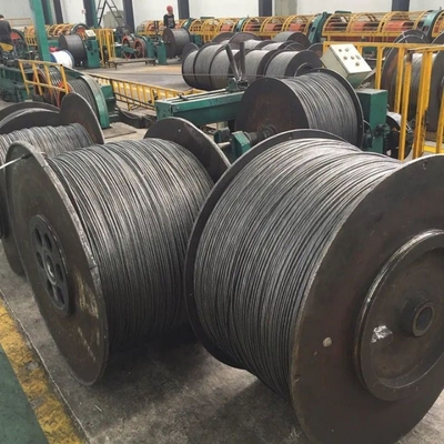 1860MPa 1 mm 2 mm 7 fil PC Ht filetage en acier inoxydable tordu fil d'acier galvanisé