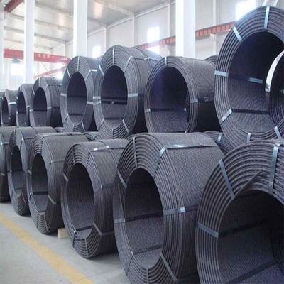 Construction de fils d'acier à brins PC personnalisables et durables pour les structures pré-tensionnées