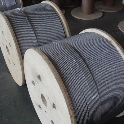 Rope de câble à surface lisse 6*36ws Iwr galvanisé pour la construction de GB