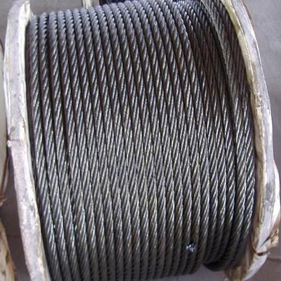 Rope de câble à surface lisse 6*36ws Iwr galvanisé pour la construction de GB