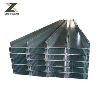 5-12m longueur non perforée galvanisée en acier U pour acier de structure en acier C
