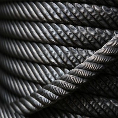 Corde galvanisée ou non galvanisée certifiée ISO pour le levage de grues de camions en matériau