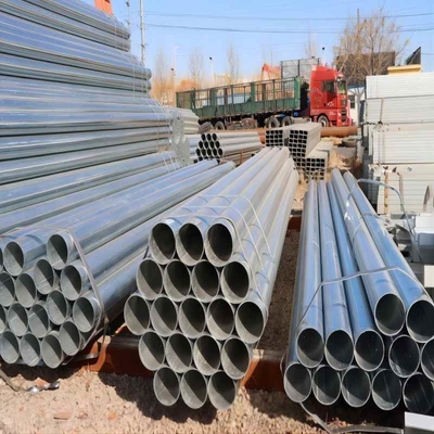 Tubes en acier galvanisé laminées à chaud Q235 Q355 S235jr S275jr Ss400 St37