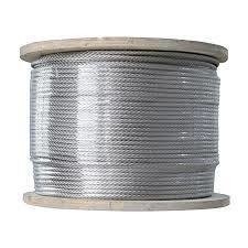 Cable en acier à surface en spirale non allié 35wx7- 24 mm pour grue