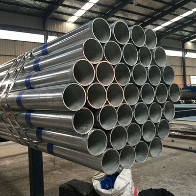 Tubes d'acier galvanisées de fabrication chinoise de qualité Ss400