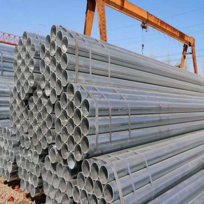 Pipe ronde en acier galvanisé facile à installer pour échafaudage