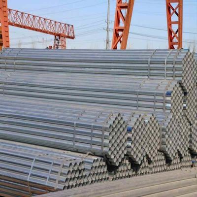 Guide d'installation en ligne de 24 heures Pipe en acier galvanisé ronde pour la construction