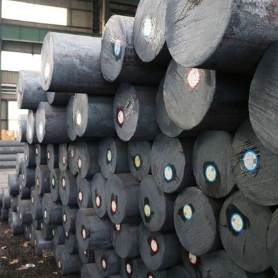 Q355 Barres rondes en acier au carbone laminé à chaud ASTM Ah36 1008 JIS S45c S55c S35c Barre d'acier à tuiler