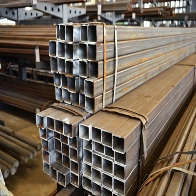 Pipe carrée galvanisée de 1 x 1 pouce pour la section de chaudière ronde