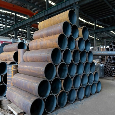 X42 X46 X56 X60 X65 X70 Pipe standard API5l avec technique de laminage à chaud enduit de noir