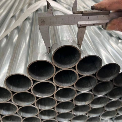 Tubes ronds galvanisés à froid laminés à chaud pour la construction