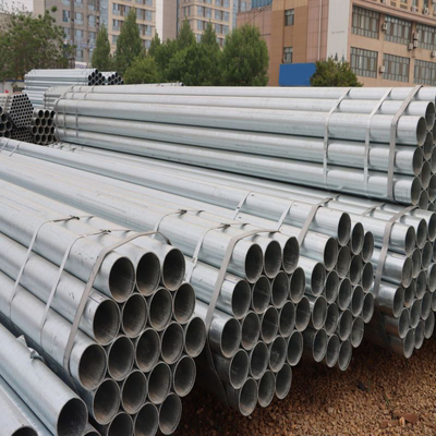Tubes ronds galvanisés à froid laminés à chaud pour la construction