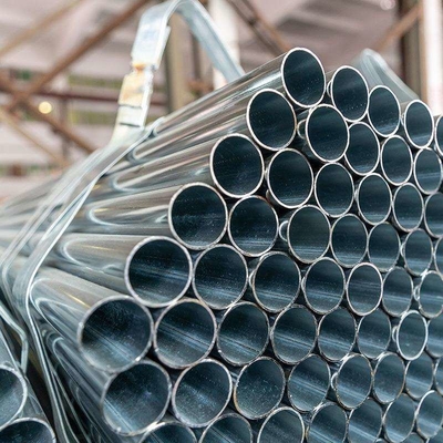Tubes ronds galvanisés à froid laminés à chaud pour la construction