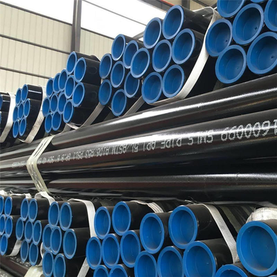 Pièces en acier au carbone noir API5l/API5CT 3-12m ou selon les besoins avec diamètre personnalisé 2&quot;-48