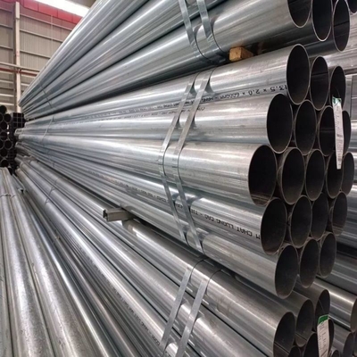 Pipe en acier au carbone galvanisée en acier de fer gi 1/4&quot;-48&quot; couche de zinc haute