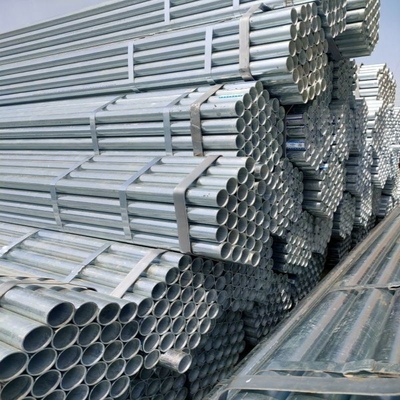 Pipe en acier au carbone galvanisée en acier de fer gi 1/4&quot;-48&quot; couche de zinc haute