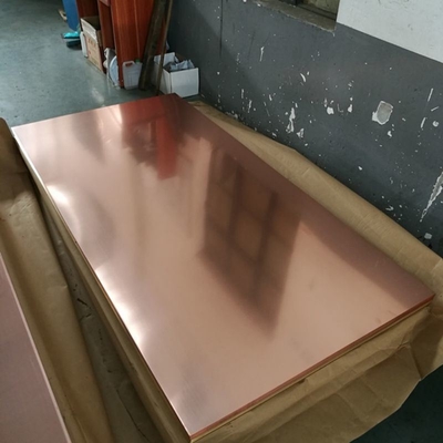 GB En ASTM JIS BS Rouge Plaque de cuivre haute précision Plaque de cuivre en laiton pour la production