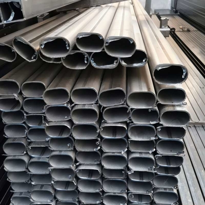 Pipe d'aluminium en rouleau d'or peint, laque matte, revêtue de couleur pour décoration