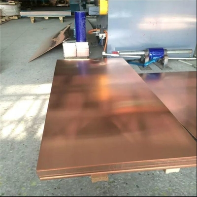 Taille personnalisée Plaque de cuivre pur à haute pureté et GB En ASTM JIS BS Standard